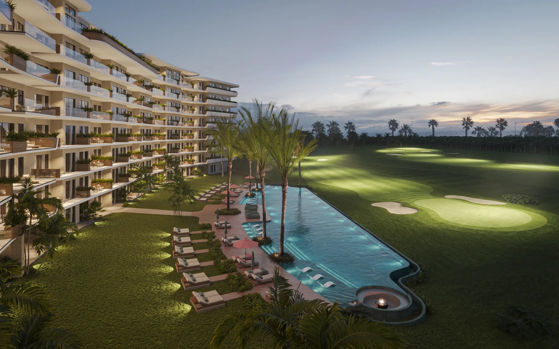 Project view — illustrative rendering