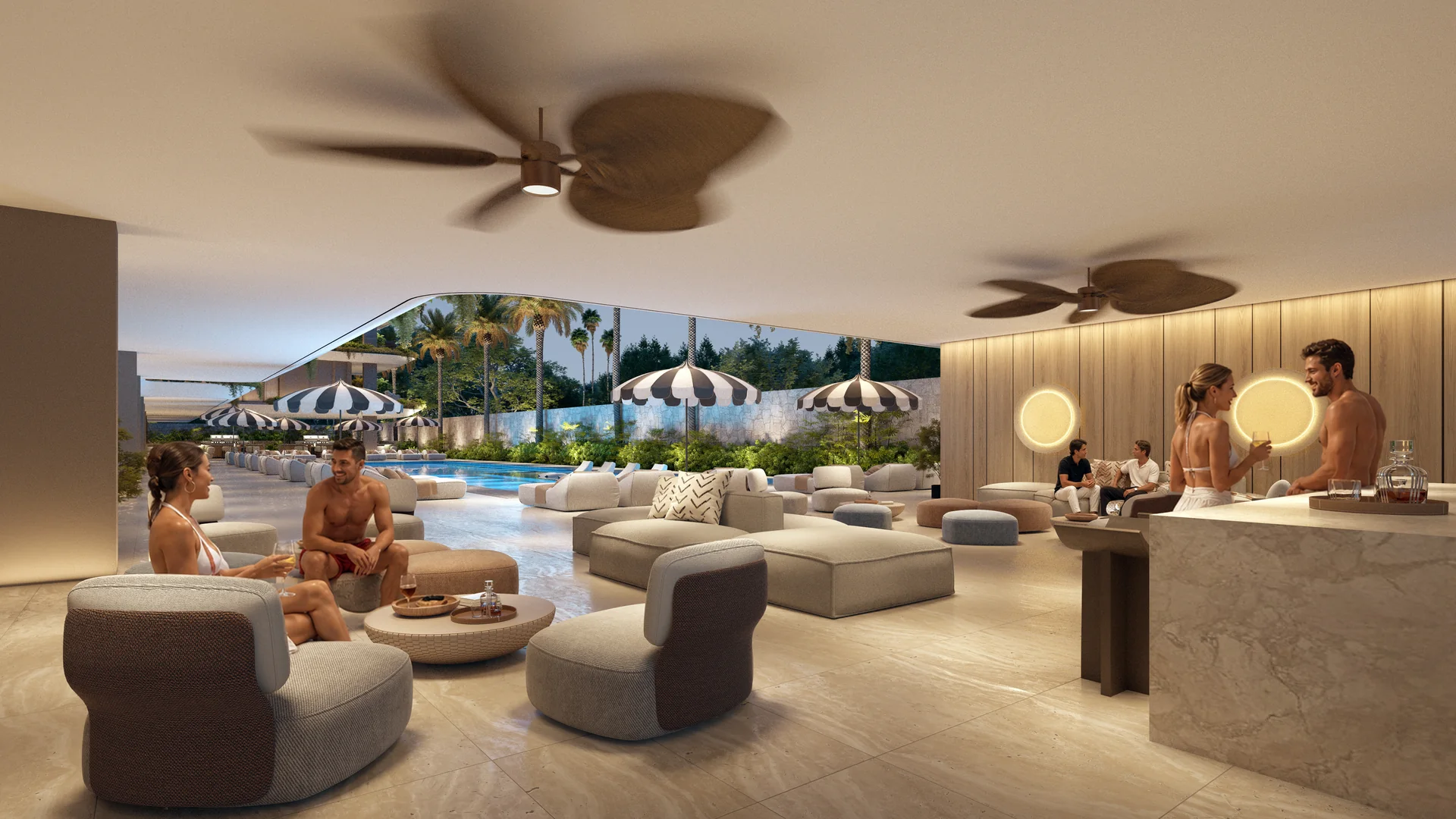 Bar lounge — rendering