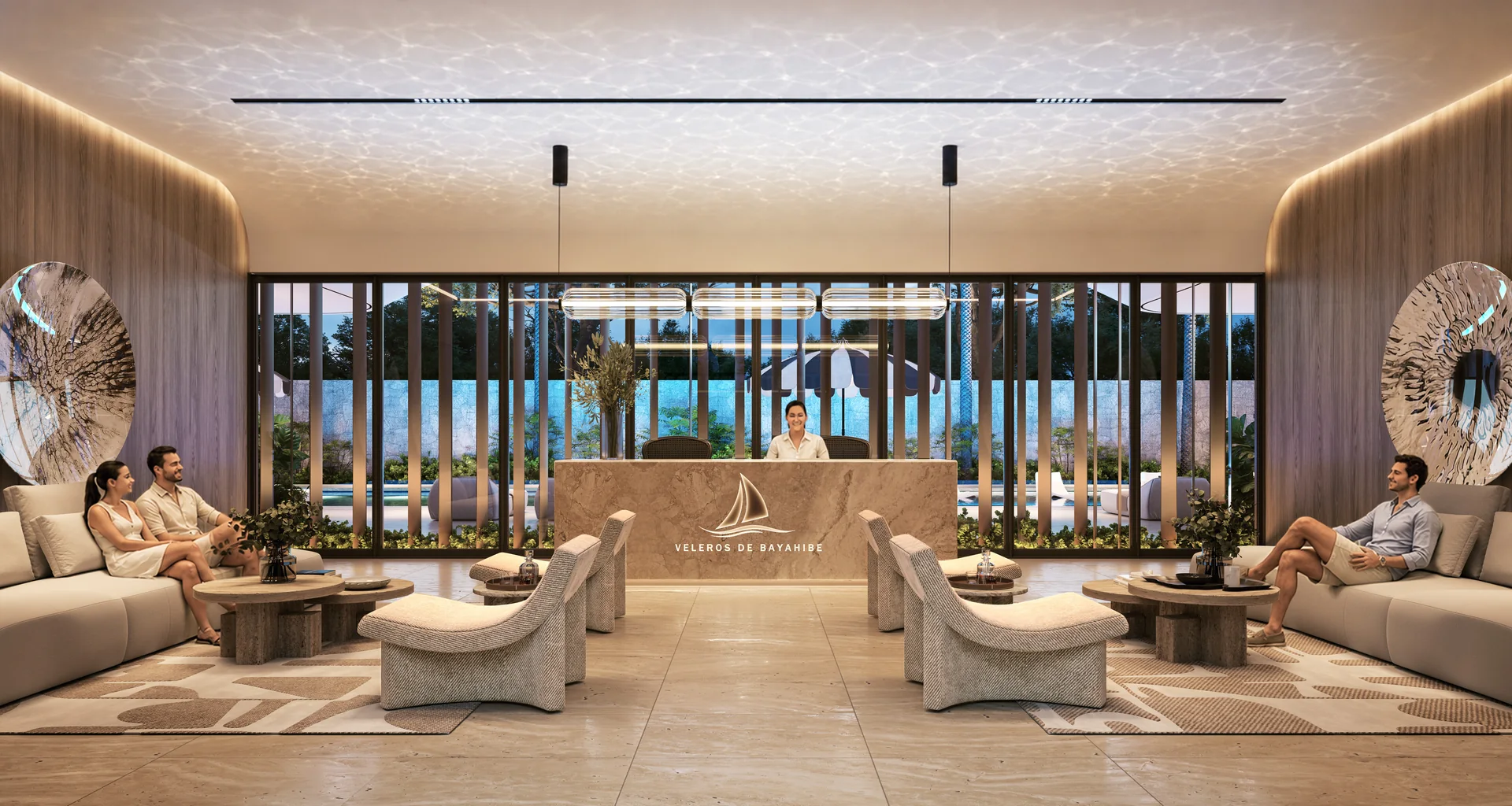 Reception — rendering